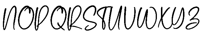 Inkberry Font UPPERCASE