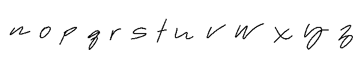 Inkblurt Medium Font LOWERCASE