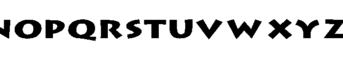 Inkclave font Regular Font UPPERCASE