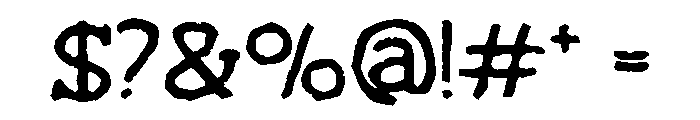 Inkfolk Regular Font OTHER CHARS