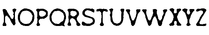 Inkfolk Regular Font UPPERCASE