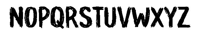 Inklash Font UPPERCASE