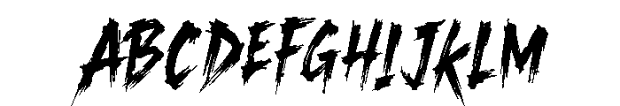 Inkonidict Font UPPERCASE