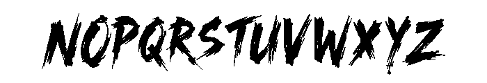 Inkonidict Font LOWERCASE