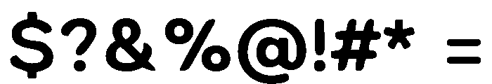 Inkora Sans Bold Font OTHER CHARS