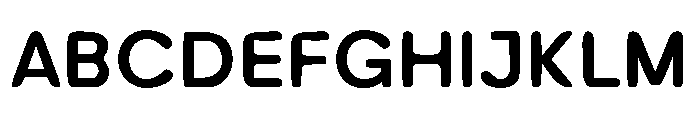 Inkora Sans Bold Font UPPERCASE