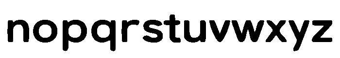 Inkora Sans Bold Font LOWERCASE