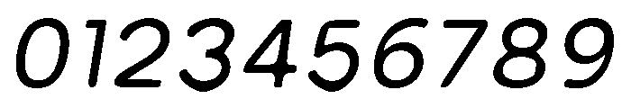 Inkora Sans Italic Font OTHER CHARS