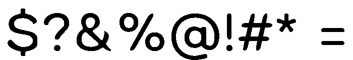 Inkora Sans Regular Font OTHER CHARS