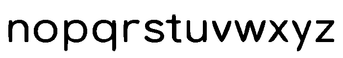 Inkora Sans Regular Font LOWERCASE