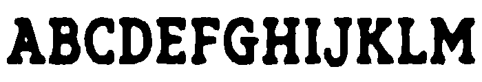 Inkquest Regular Font UPPERCASE
