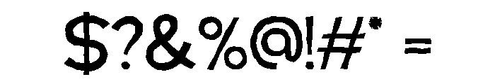 Inkvera sans Regular Font OTHER CHARS