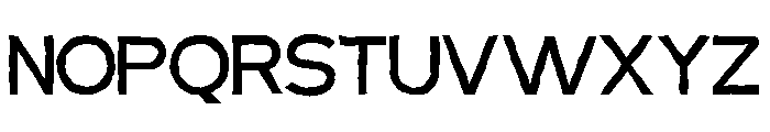 Inkvera sans Regular Font UPPERCASE