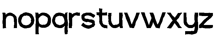 Inkvera sans Regular Font LOWERCASE