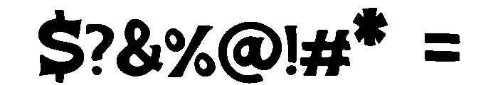Inkwing_Sparrow Font OTHER CHARS