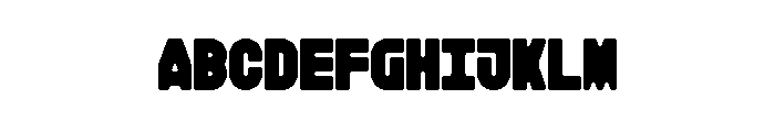 Inky Ripples Regular Font UPPERCASE