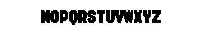 Inky Ripples Regular Font LOWERCASE