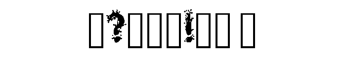 Inky Trees By Squeeb Cr Regular Font OTHER CHARS