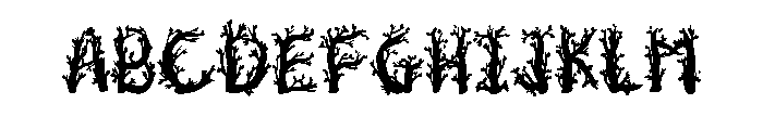 Inky Trees By Squeeb Cr Regular FONT