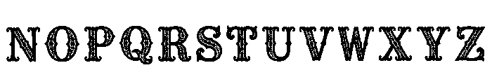 Inline Regular Font UPPERCASE