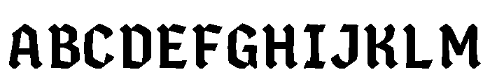 Inn Regular Font UPPERCASE