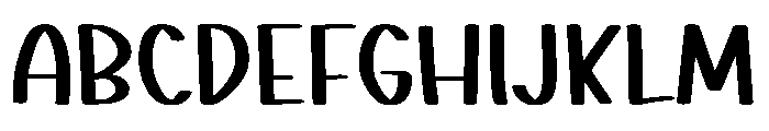 Inner Thought Font UPPERCASE