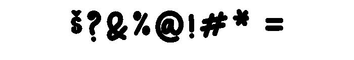 Instant Glowing Font OTHER CHARS