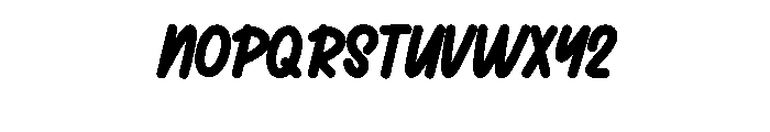 Instant Glowing Font UPPERCASE