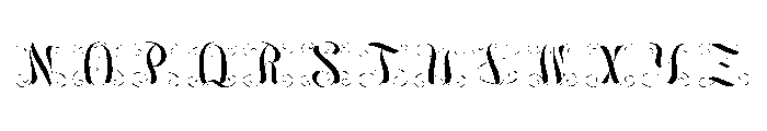 Interlocking Vine Font LOWERCASE