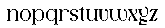 Intimate Font LOWERCASE