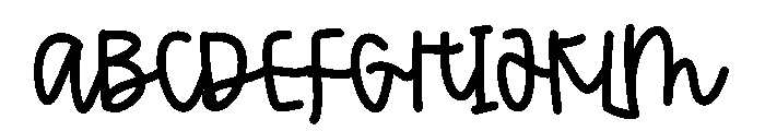 Introvert Script Font UPPERCASE