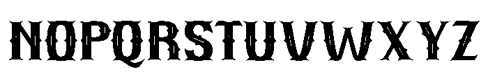 Intruder Thugs Font LOWERCASE