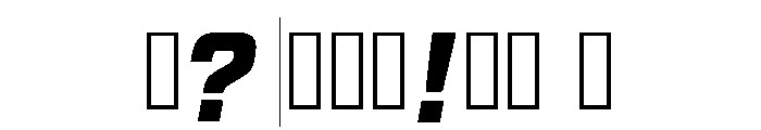 Intsi Regular Font OTHER CHARS