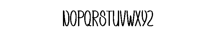 Invaders Outer Font LOWERCASE