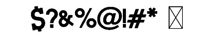 Inventive CF Font OTHER CHARS