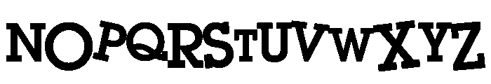 Inventive CF Font UPPERCASE