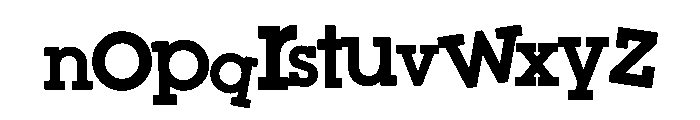 Inventive CF Font LOWERCASE