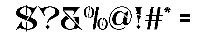 Inword Font OTHER CHARS