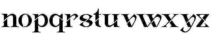 Inword Font LOWERCASE