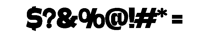 infra Regular Font OTHER CHARS