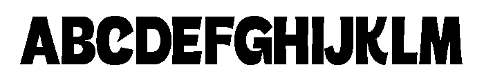 infra Regular Font UPPERCASE