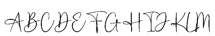 intheline-Regular Font UPPERCASE