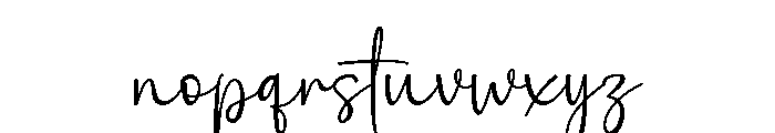 intheline-Regular Font LOWERCASE