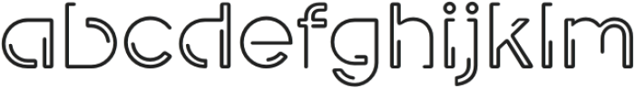 INDEPENDENT round otf (400) Font LOWERCASE