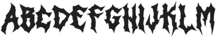 INFERNALCHAOS otf (400) Font UPPERCASE