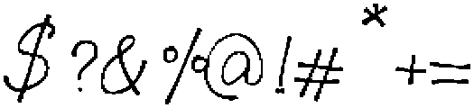 INK RIBBON otf (400) Font OTHER CHARS