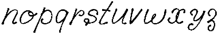 INK RIBBON otf (400) Font LOWERCASE