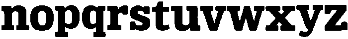 INKORA BLOCK Regular otf (400) Font LOWERCASE