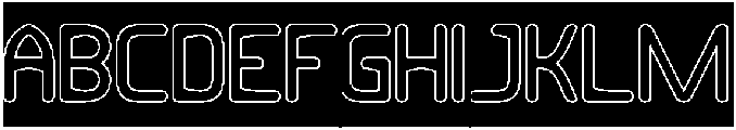 INSERT COIN-Hollow-Inverse otf (400) Font UPPERCASE
