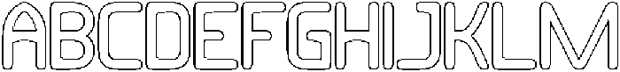 INSERT COIN-Hollow otf (400) Font UPPERCASE